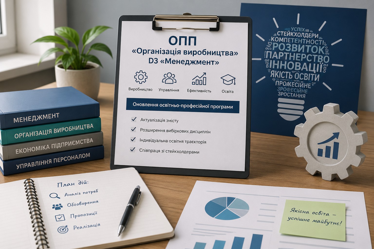 Детальніше про статтю Стейкхолдери та викладачі обговорили оновлення ОПП «Організація виробництва»