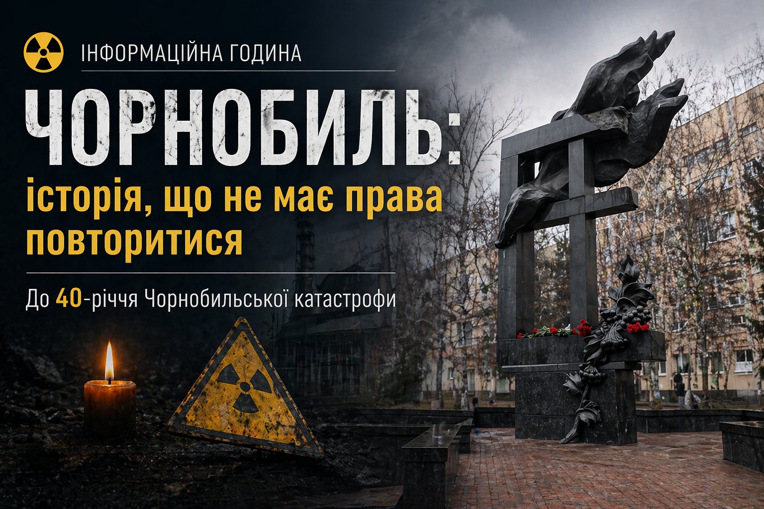 Ви зараз переглядаєте Інформаційна година «Чорнобиль: історія, що не має права повторитися»