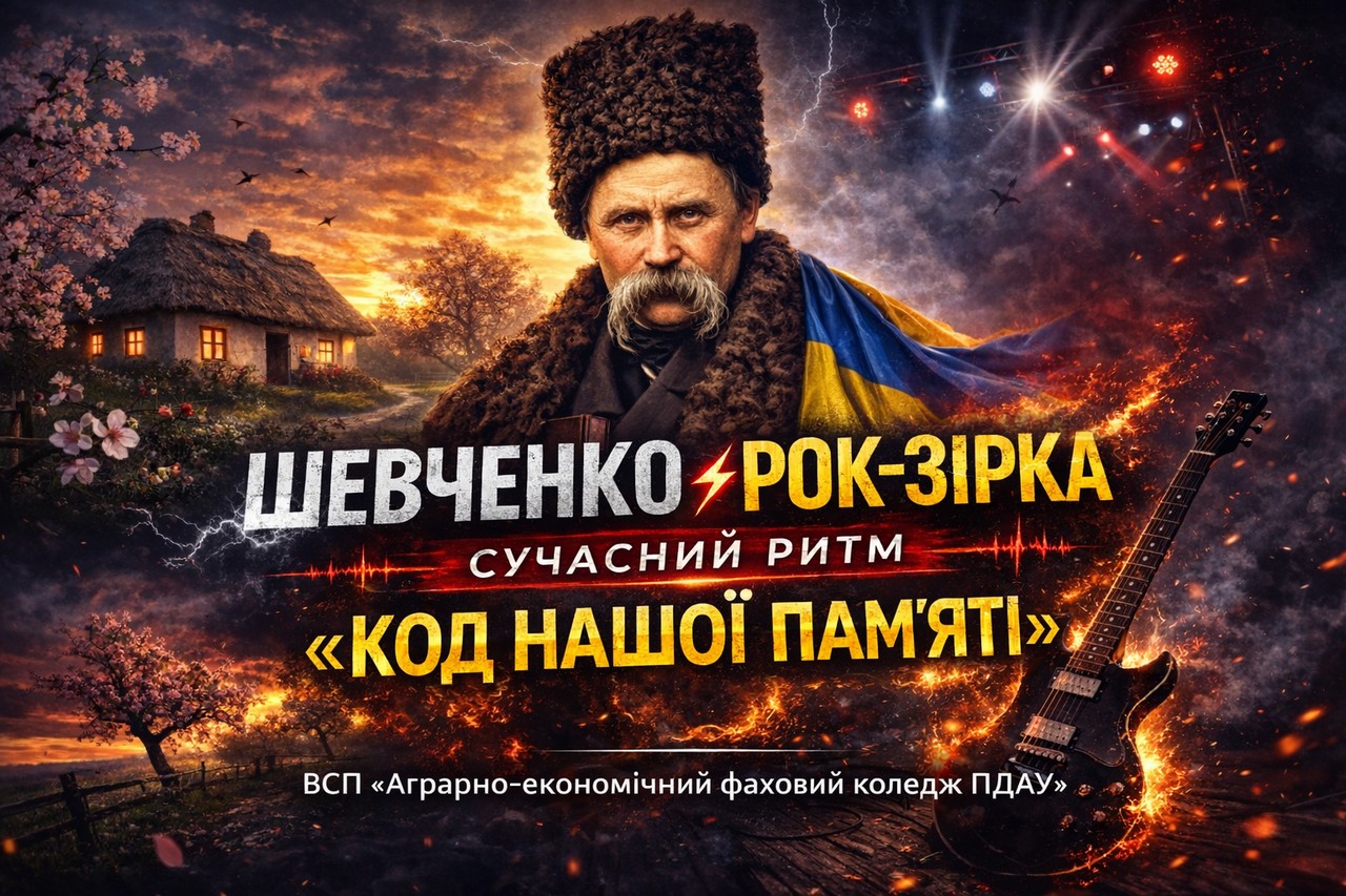 Детальніше про статтю Шевченко – рок-зірка: як наш коледж єднає душі у ритмі сучасності