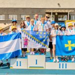 Павло Мотрій серед представників Полтавщини на Всеукраїнському спортивному заході в Мукачеві