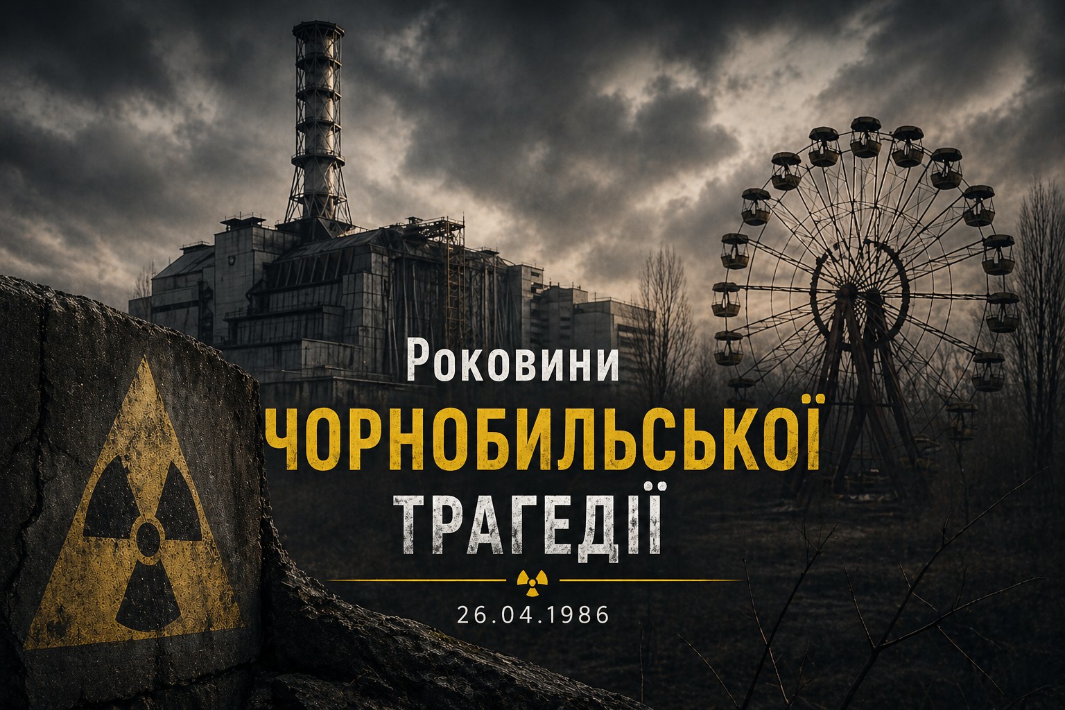 Детальніше про статтю Роковини Чорнобильської трагедії