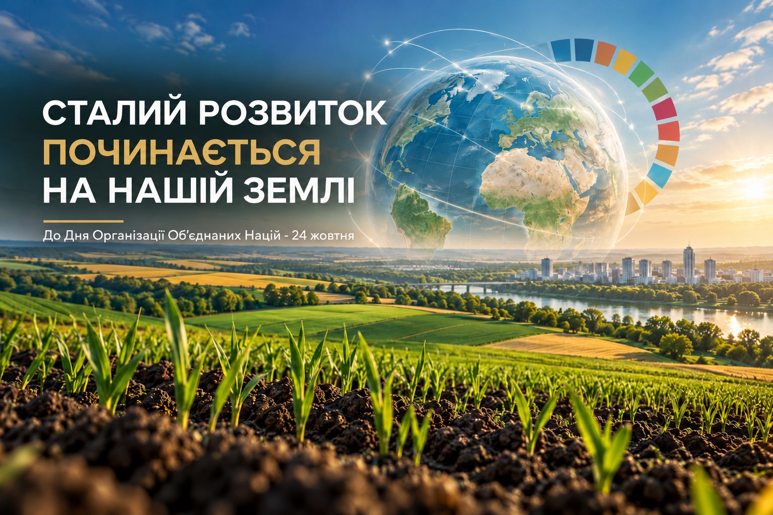 Ви зараз переглядаєте Сталий розвиток починається на нашій землі: до Дня Організації Об’єднаних Націй